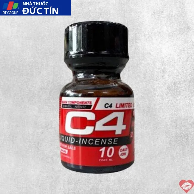 Popper C4 Red 10ml chính hãng Mỹ USA PWD