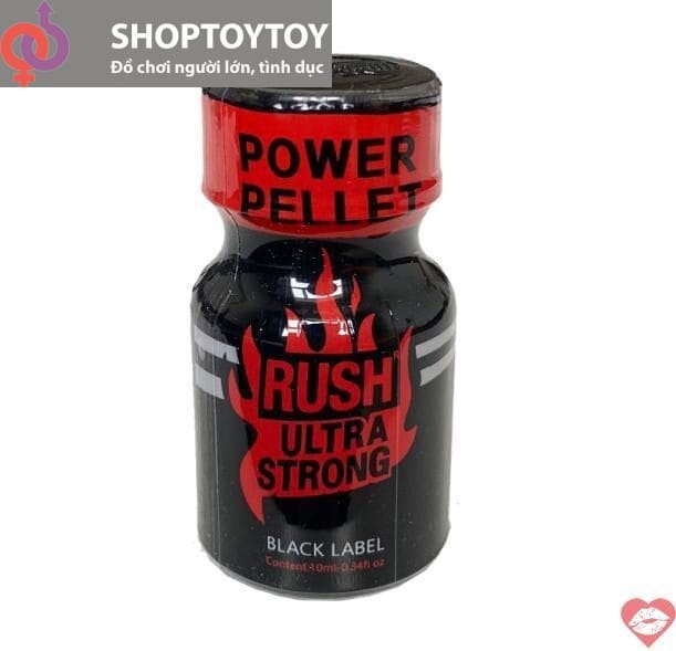 Popper Rush Ultra Strong Black Label 10ml chính hãng Mỹ USA PWD - Ảnh 3