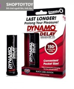 Chai xịt Dynamo Delay Black Label Edition chính hãng Mỹ thuốc kéo dài thời gian