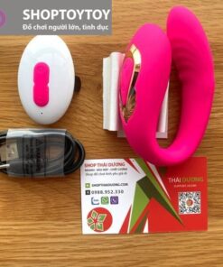 Đồ Chơi Trứng Rung Kép Kết Hợp Đầu Rung & 1 Đầu Ngoái Dùng Cho Nữ Giới Tăng Sự Kích Thích mạnh mẽ
