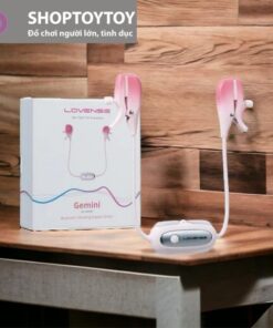 Máy Rung Kẹp Hai Đầu Vú Lovense Điều Khiển Qua Bluetooth Bằng Điện Thoại