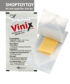 Tem ngậm Vinix 100mg tăng cường sinh lý của Hàn Quốc kéo dài thời gian
