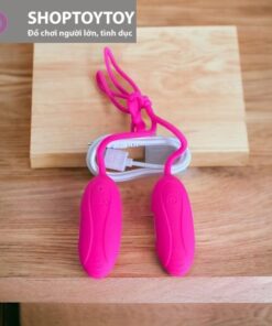 Trứng Rung 2 Đầu Đa Chức Năng Sạc USB Cao Cấp