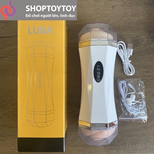 Âm Đạo Cầm Tay 2 Đầu Nhiều Chế Độ - Kết Hợp Tai Nghe Giup Tăng Khoái Cảm Cho Nam