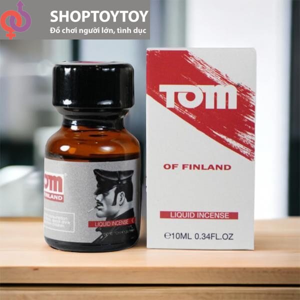 Chai Hít 10ml Poppers Tom Finlend Red Chính Hãng Mỹ _ Giup Tăng Khoái Cảm Cho Cả T&B