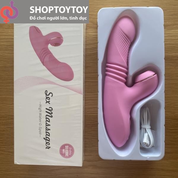 Chày Rung Đa Năng Rung thụt Ngoái - kết Hợp Bú Mút hột Le 7 Tần Số cho nữ tự sướng