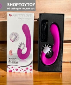 Chày Rung Kết Hợp Lưỡi Xoay Liếm Masage Điểm G Cực Sướng