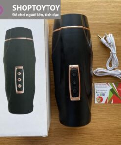 Cốc Âm Đạo Giả Cầm Tay Bú Mút Dương Vật Rung Nhiều Chế Độ Cho Nam Tự Sướng