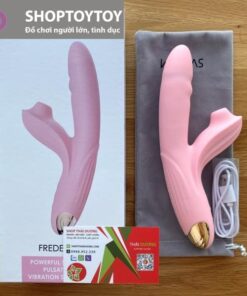 Đồ Chơi Dương Vật Giả Cao Cấp Svakom Rung Thụt - Kết Hợp Bú Mút Âm vật Kích Thích Mạnh Mẽ Cho Nữ