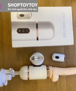 Dương Vật Gắn Tường Rung Thụt Đa Chức Năng - Kết Hợp Toả Nhiệt Và Điều Khiển Từ Xa