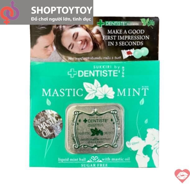 Kẹo ngậm BJ phòng the hương bạc hà - kẹo tình yêu Mastic Mint kẹo đổi gió tăng hưng phấn kích thích tình dục