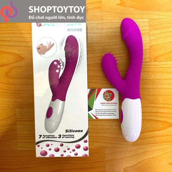 Máy Rung Dương Vật Giả Pretty Love Ander Cầm Tay 7 Chế Độ Rung Kích Thích Điểm G Phụ Nữ Lên Đỉnh