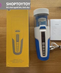 máy Thủ Dâm Letten Tự Động 5 Chế Độ Rung Thụt - Kết Hợp Âm Đạo Giả Rung Xoay Cao Cấp