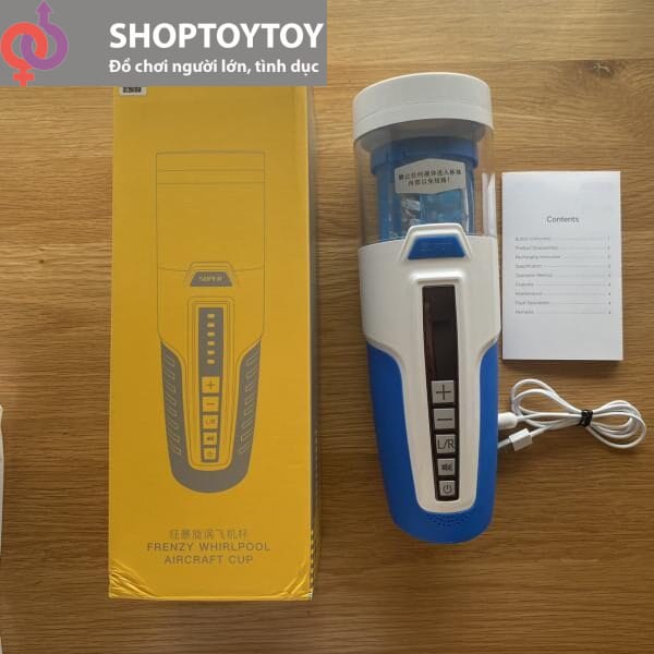 máy Thủ Dâm Letten Tự Động 5 Chế Độ Rung Thụt - Kết Hợp Âm Đạo Giả Rung Xoay Cao Cấp