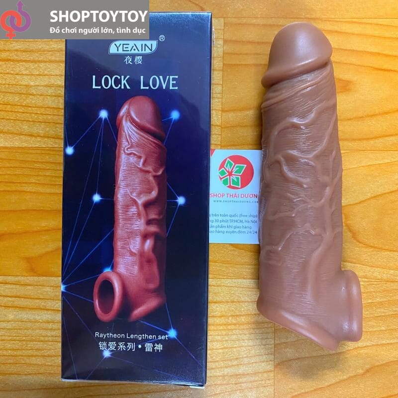 Shop Bán Bao Cao Su Đôn Dên Tăng Kích Thước Yaein Lock Love Có Quay Đeo Chính Hãng Cao Cấp - bcs