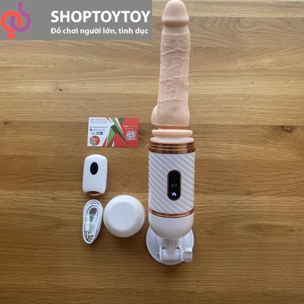 Shop bán Dương vật Rung Thụt Toả Nhiệt Dibe Gắn Tường - Kết Hợp Điều Khiển Từ Xa Dùng Cho Chi Em Phụi Nữ