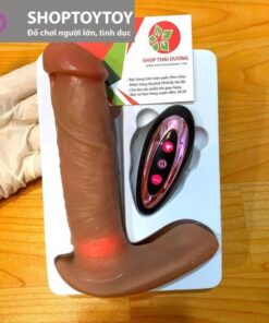 Alternative view of Quần Chip Rung Dương Vật Giả Rung Thụt Toả Nhiệt Màu Da 7 Chế Độ Thụt _ Điều Khiển Từ Xa Bằng Remote