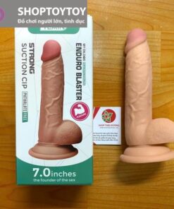 Sextoy Dương vật Giả Hít Tường Yeain 7.0 Có Bìu Silicon Siêu Mềm Chính Hãng - Bán Sextoy Cấp Ở Thủ Đức
