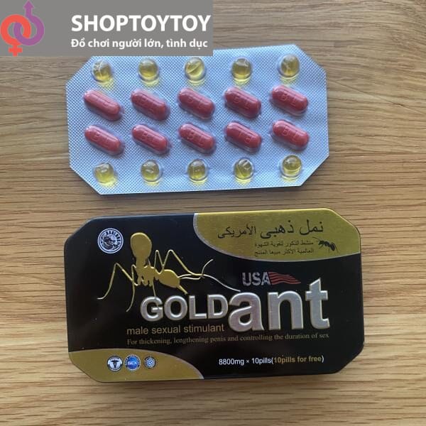 Thuốc Cường Dương Kiến vàng Đen Tây Tạng - Gold Ant USA -Kéo Dài Thời gian Cho Nam