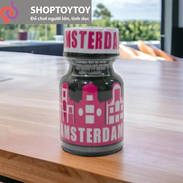 Tinh Dầu Popper Amsterdam Pink Chai 10 ml Kích Thích Khoái cảm ở Top Bot