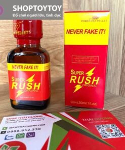 Tinh Dầu Popper Super Rush Red 30ml Đỏ – Chính Hãng USA, Kích Thích Mạnh, Tăng Hưng Phấn