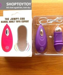 Trứng Rung Hình Dương Vật Mini 12 Chế Độ Rung - Sextoy Trứng Rung Cho Nữ Giới
