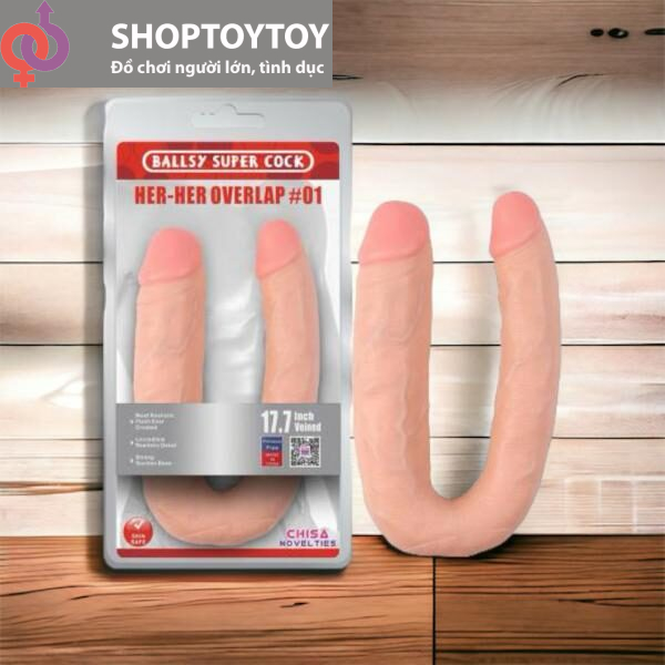 Dương Vật Giả 2 Đầu Silicon Cao Cấp Siêu Đàn Hồi