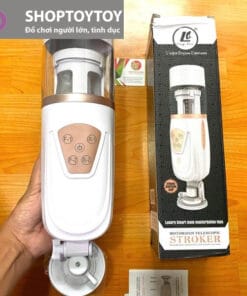 Máy Thủ Dâm Tự Động Rung Thụt Kết Hợp Co Bóp Cho Nam Tự Sướng - Âm Đạo Giả Hít Tường