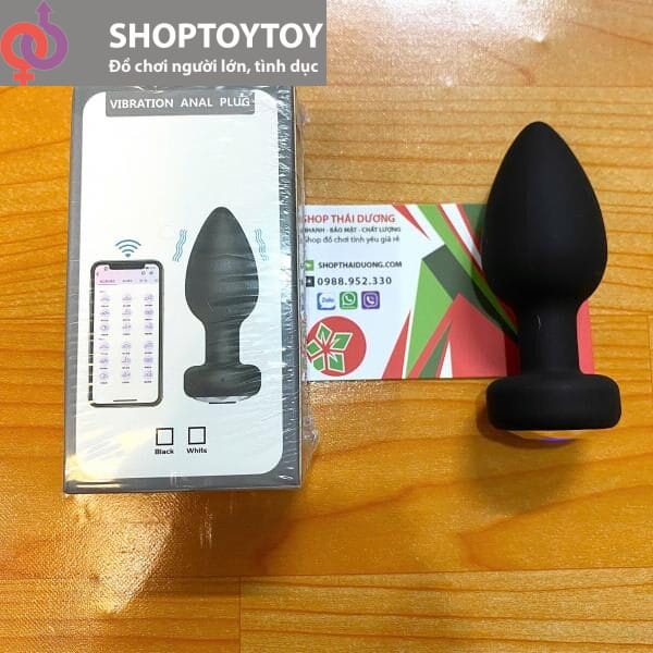 Trứng Rung Phíc Cắm Hậu Môn Điều Khiển Từ Xa Kết Nối Bluetooth Qua AAp Điện Thoại - 10 Chế Độ Rung