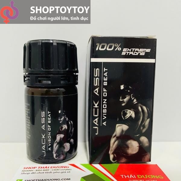Nước Ngửi Popper Mạnh Jack Ass 40ml – PWD Chính Hãng, Cực Phê Dành Riêng Cho LGBT