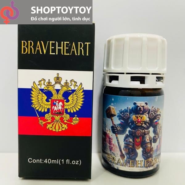 Tinh Dầu Kích Thích Braveheart 40ml – Popper Chính Hãng PWD, Cực Phê Cho LGBT+