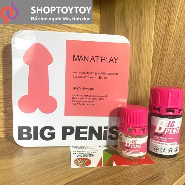 Tinh Dầu Popper Big Penis PWD 60ml – Chính Hãng, Tăng Khoái Cảm Nhanh Cho Top & Bot