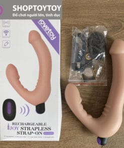 Dương Vật Giả 2 Đầu Lovetoy Rung Đa Chức Năng 10 Chế Độ Cực Mạnh _Kết Hợp Điều Khiển