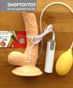 Alternative view of Dương Vật Giả Bắn Nước Xuất Tinh Đê Hít Tường kết Hợp Nhiều chế Độ Rung - Sextoy Cao Cấp HCm