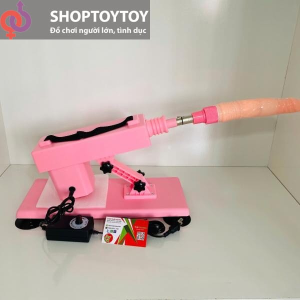 Machine Gun Thủ Dâm Tự Động – Gắn Bàn Cứng Cáp, Đẩy Thụt Cực Mạnh, Tặng Kèm Dương Vật Giả