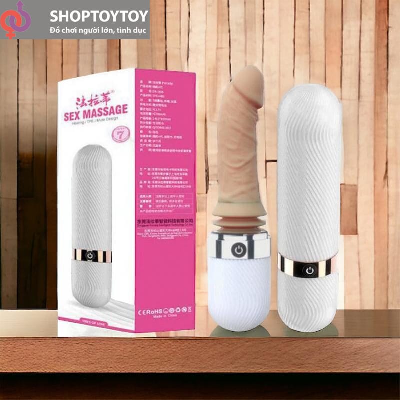 Sextoy Dương Vật Giả Dibei Gold - 7 Chế Độ Rung Thụt Mạnh Mẽ - kết Hợp Toả Nhiệt Cho Nữ Tự Sướng