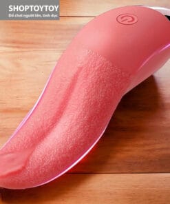 Alternative view of Sextoy Lưỡi Rung Kích thích Nữ Giống Thật 10 Chế Độ Rung Làm Bằng Silicon Siêu Mềm